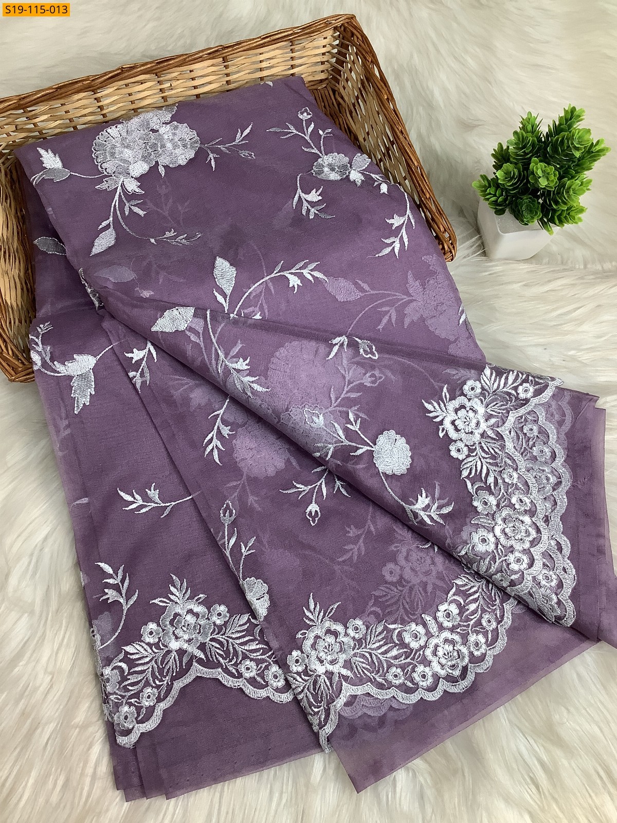 Onion Pink Fancy banarasi Organza saree