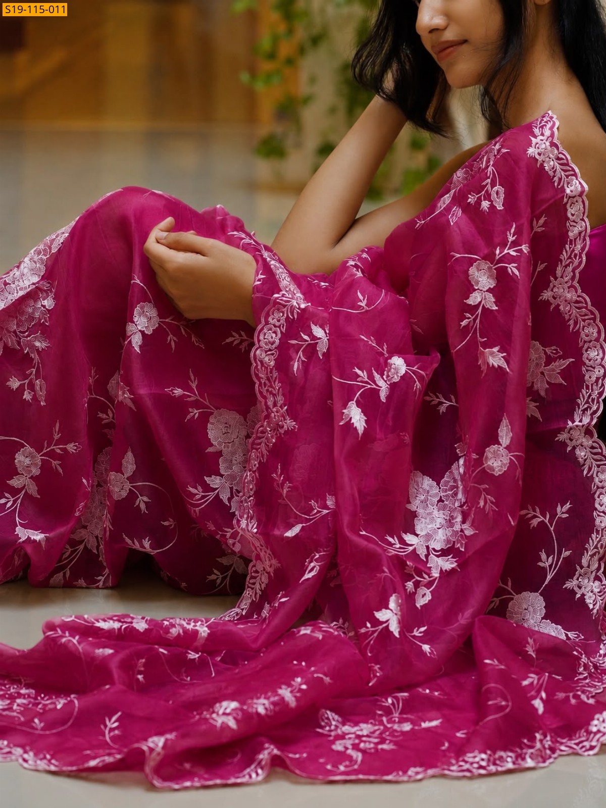Fancy banarasi Organza saree