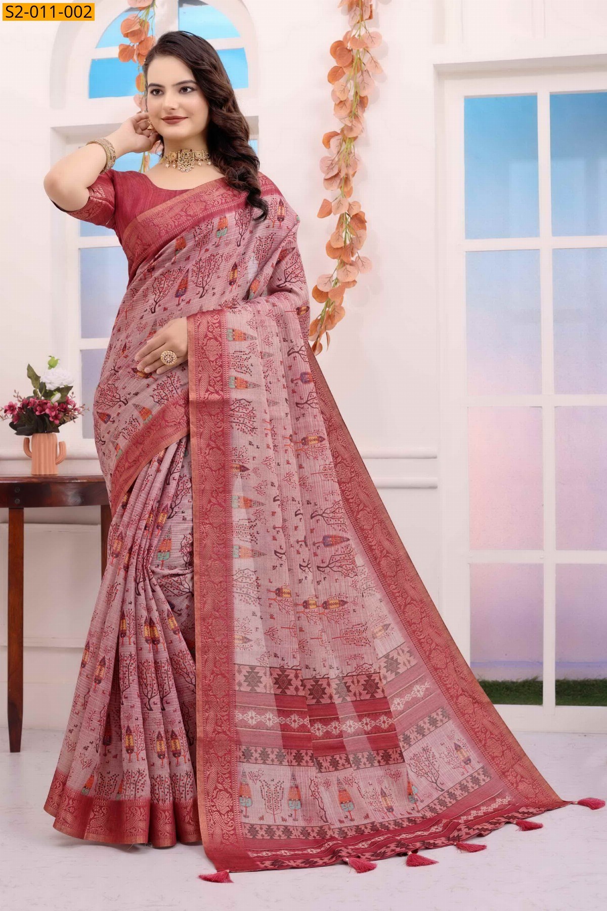 Red Kanchivaram silk sarees