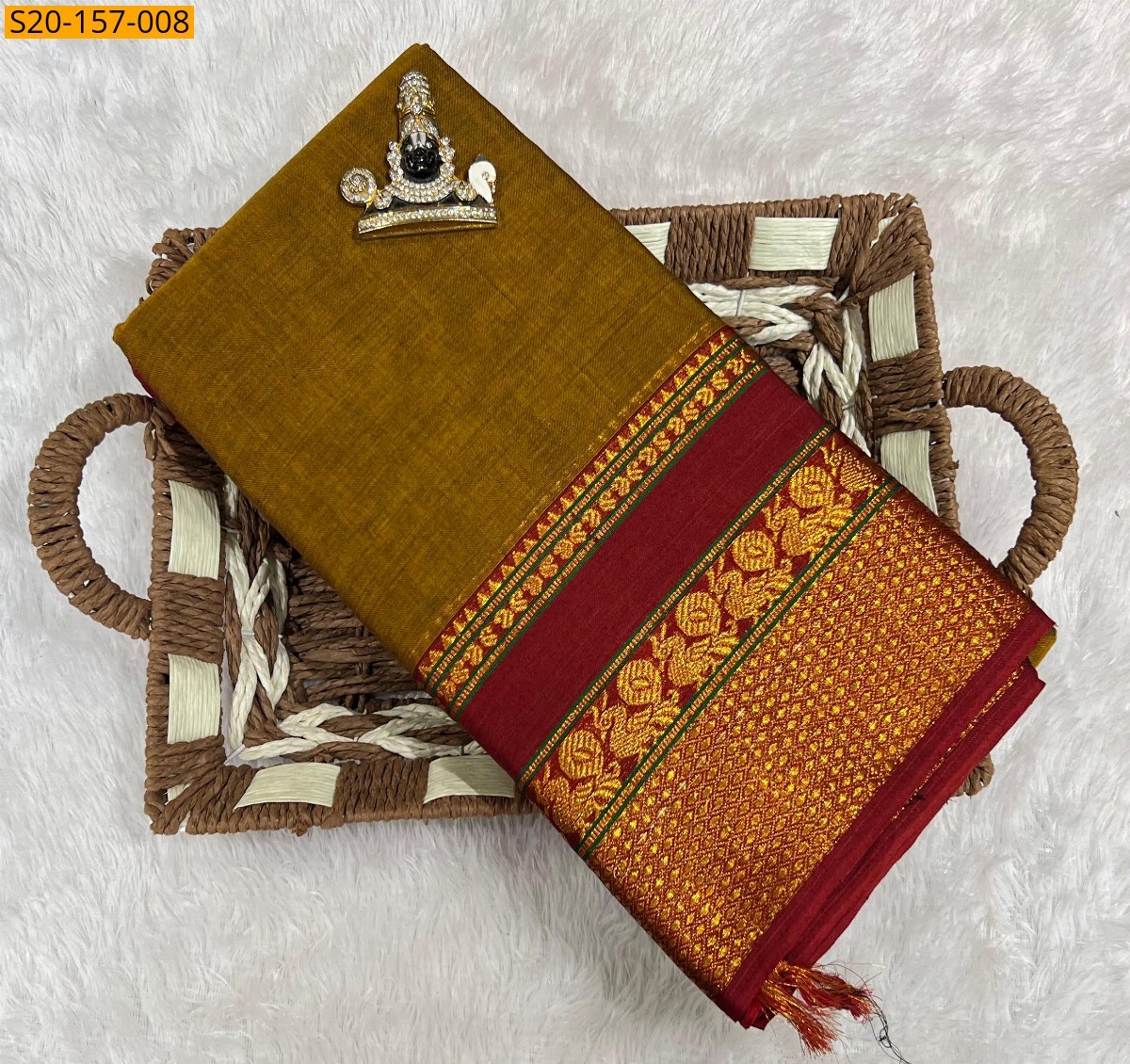 Traditional handwoven narayanpet cotton sarees 