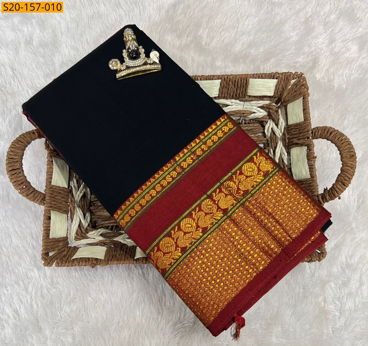 Traditional handwoven narayanpet cotton sarees 