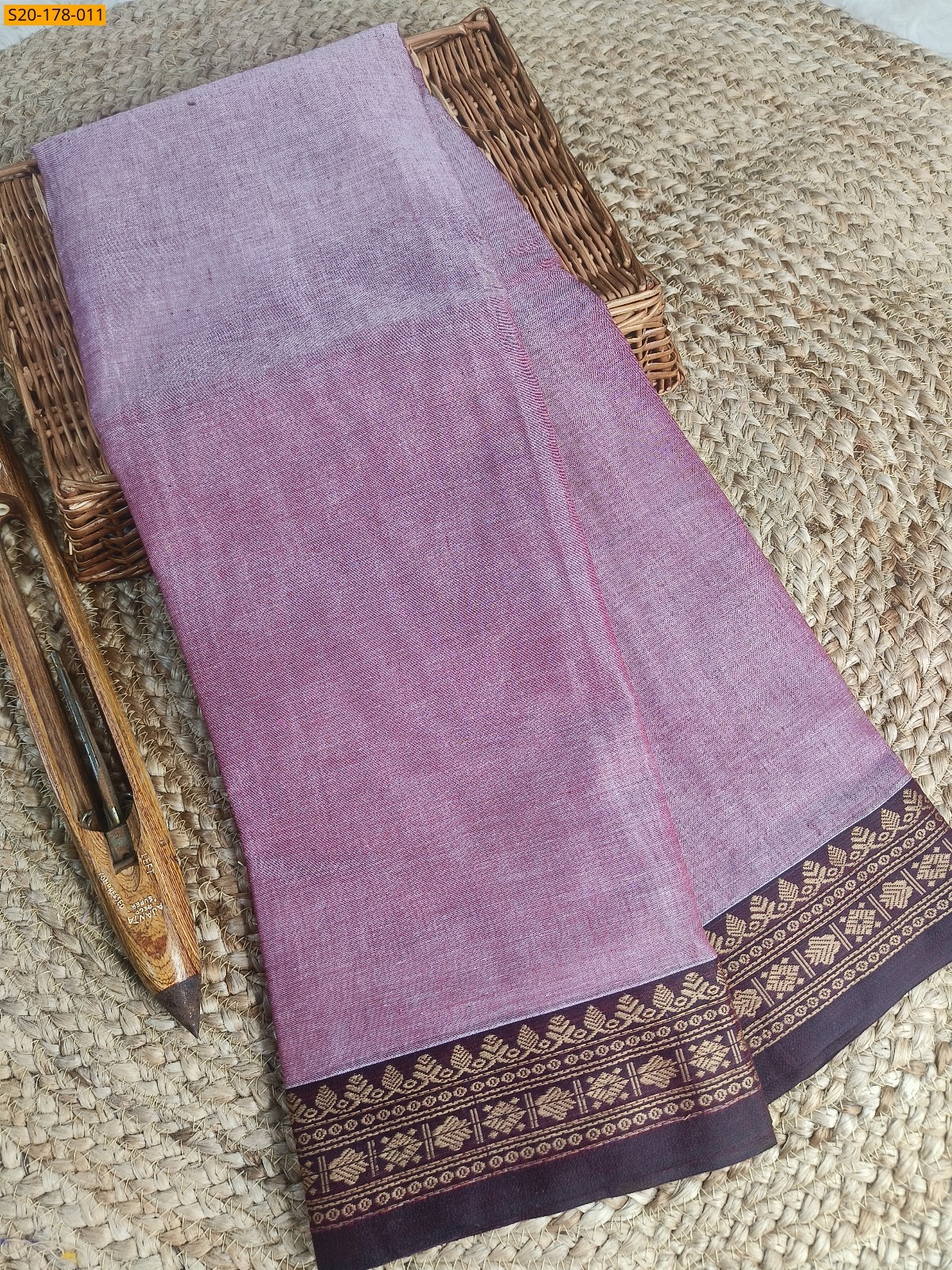 Onion Pink Pure Narayanpet saree