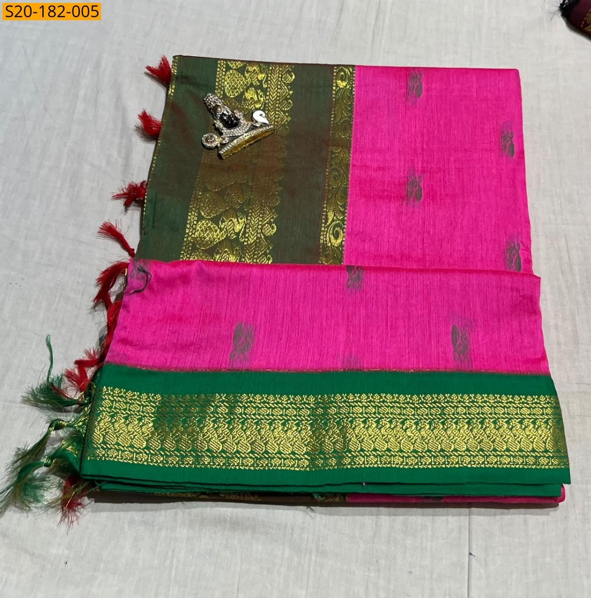 Pink Fancy Kalyani Cotton Sarees