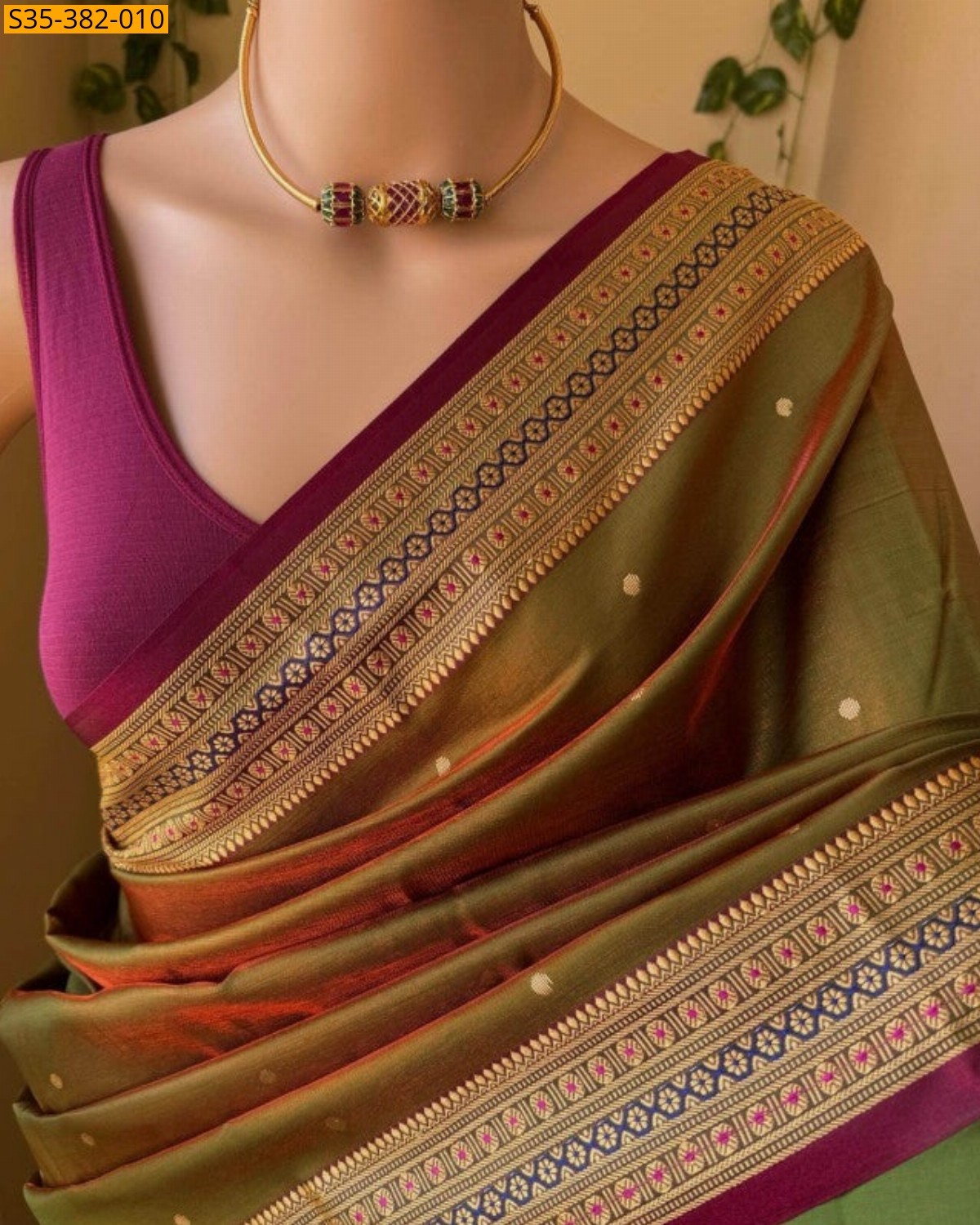 Fancy Soft banarasi silk saree