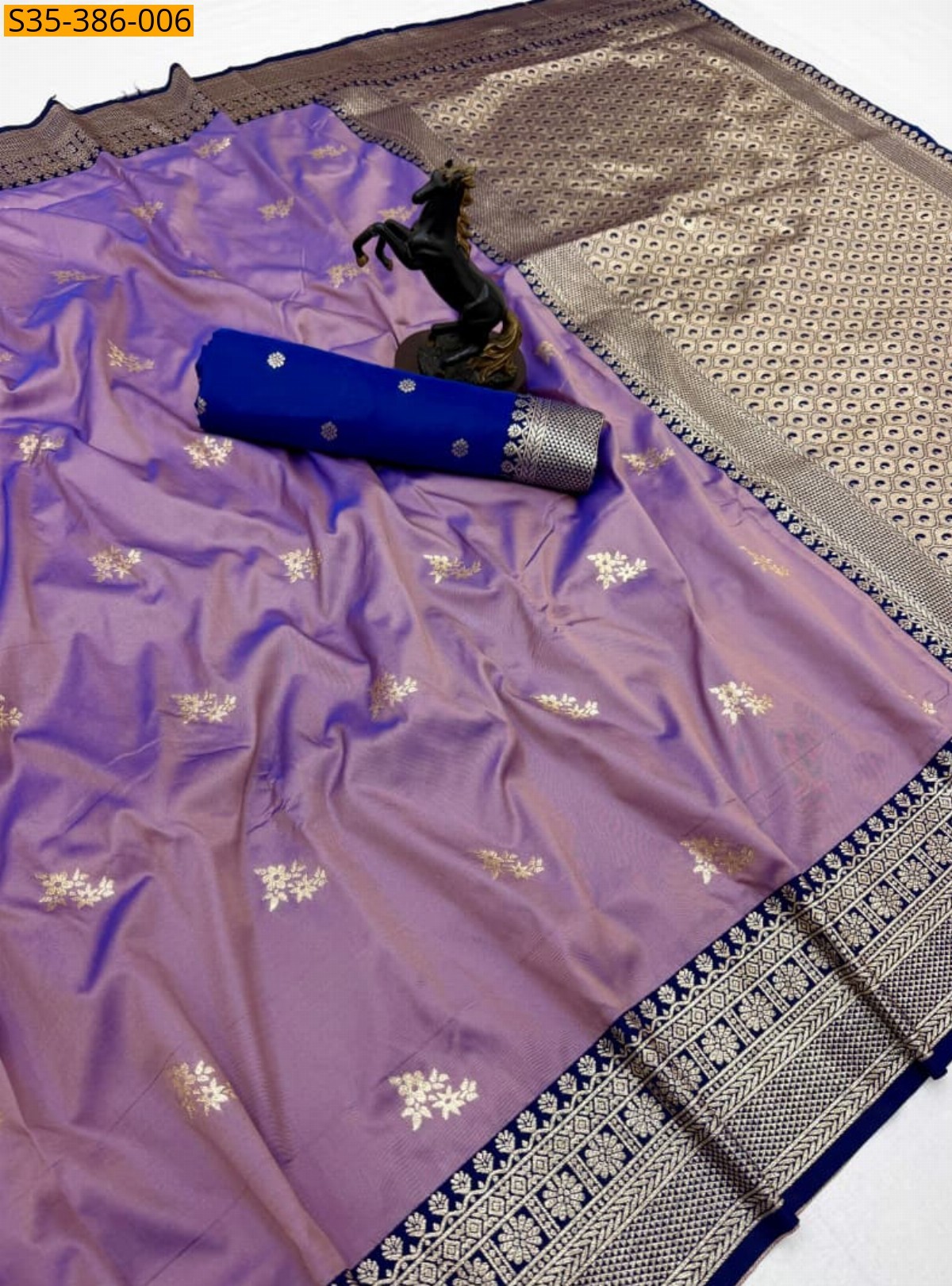 Onion Pink Fancy banarasi silk saree