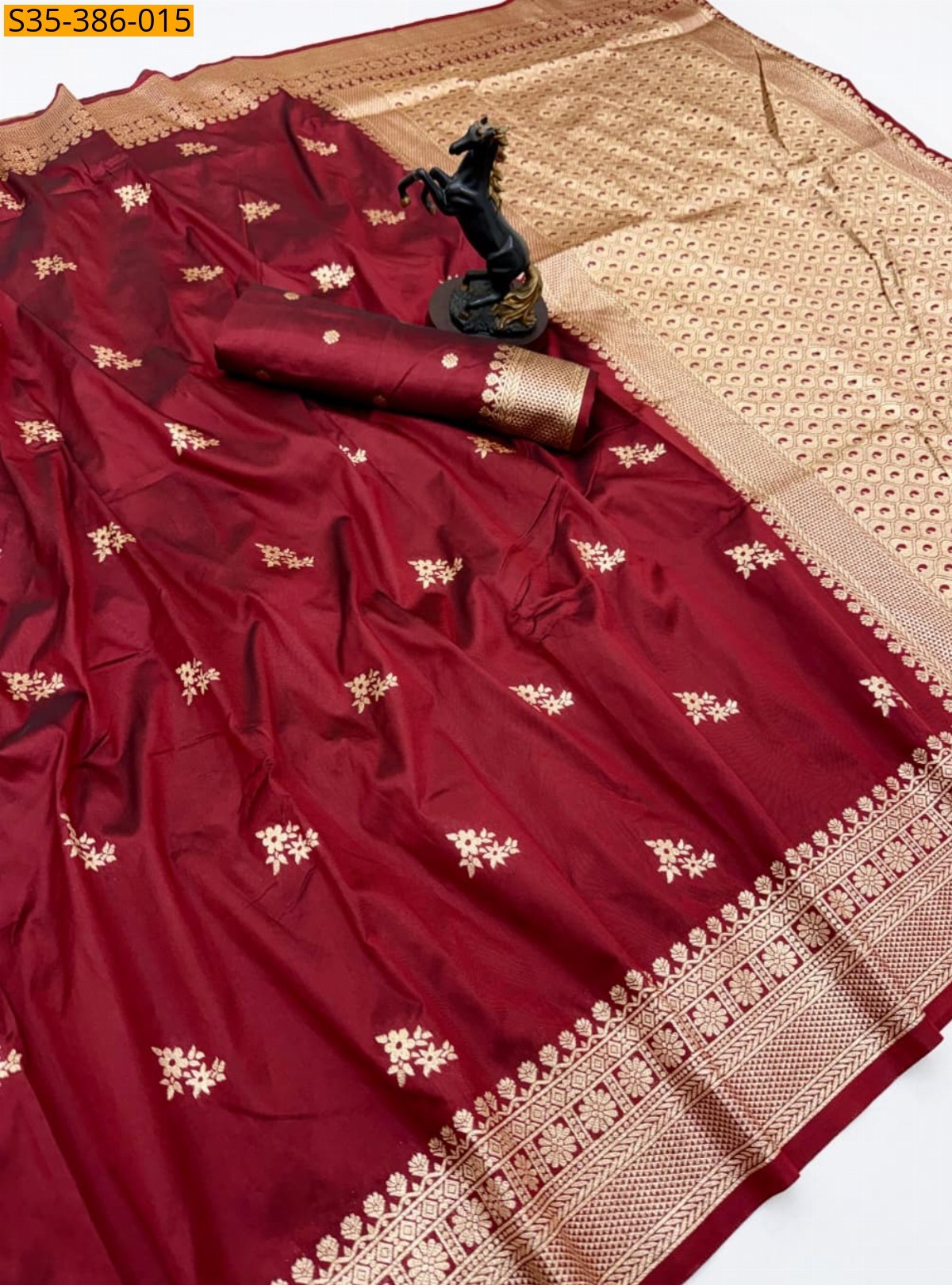 Fancy banarasi silk saree