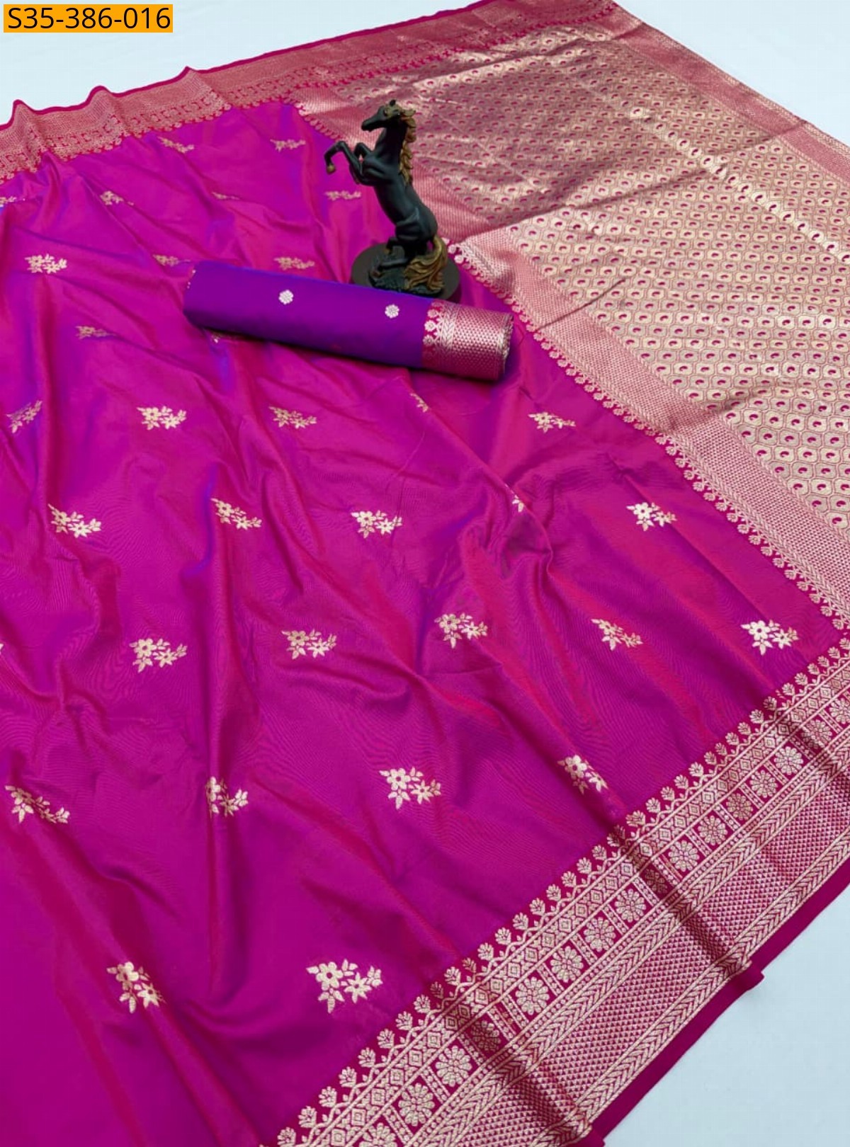 Fancy banarasi silk saree