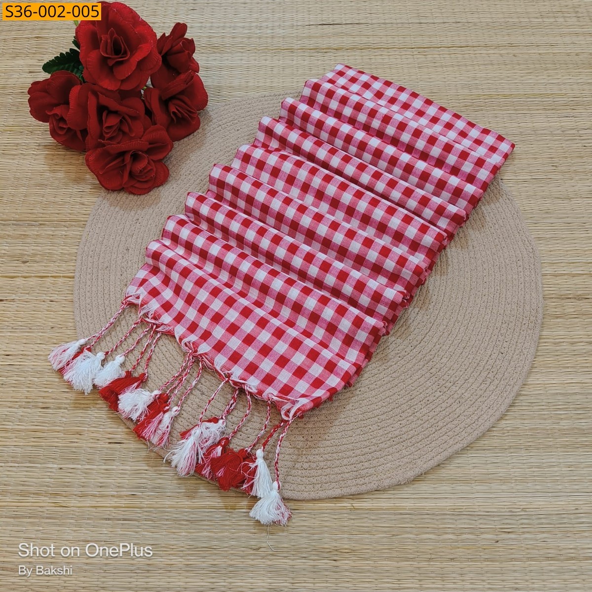 Pink Fancy Khadi Cotton Saree