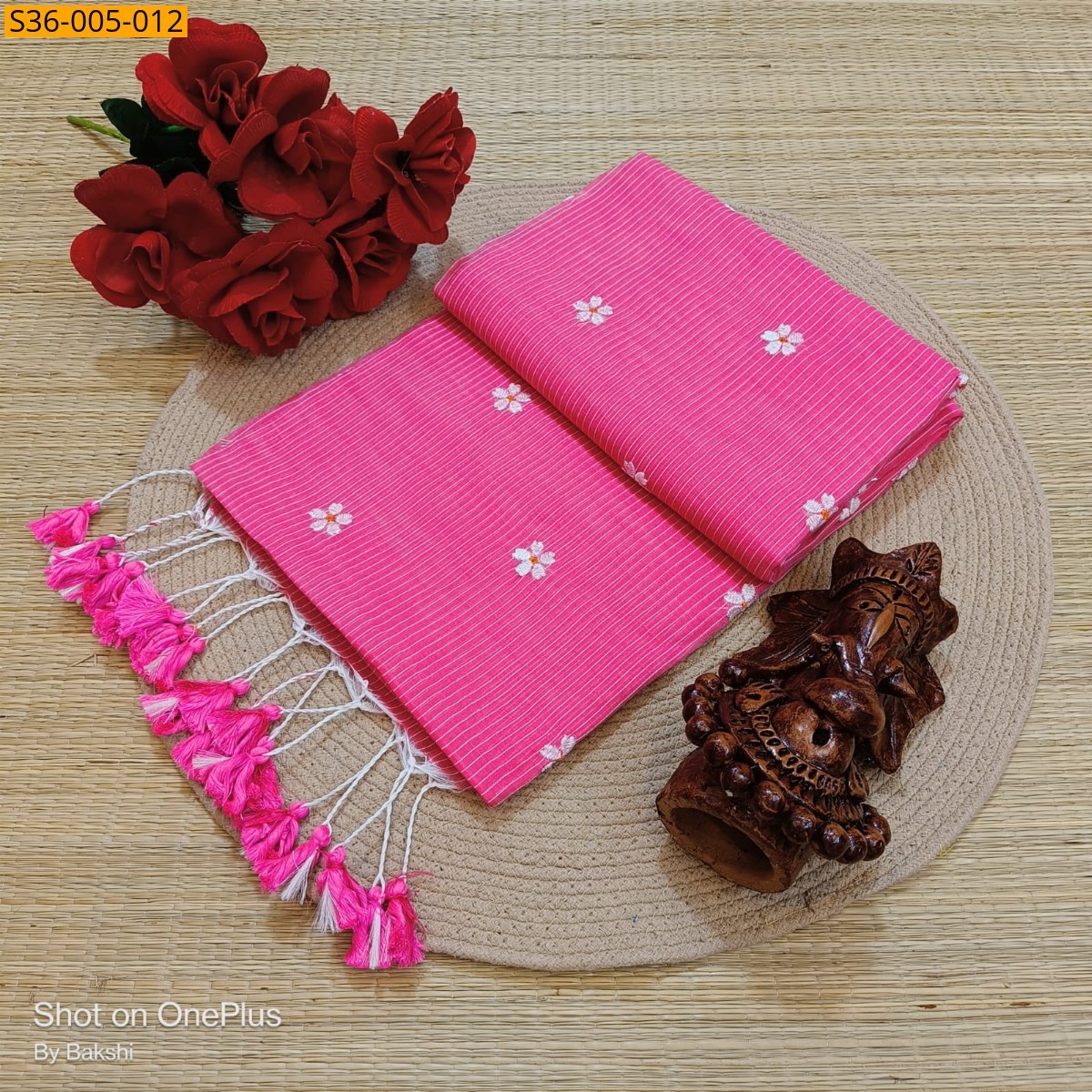 Rose Fancy Kota Cotton Saree