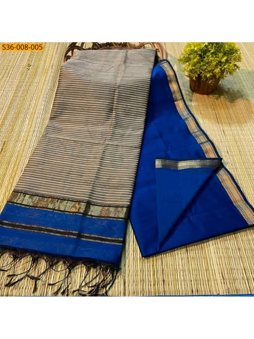 Fancy Soft Cotton Silk Saree