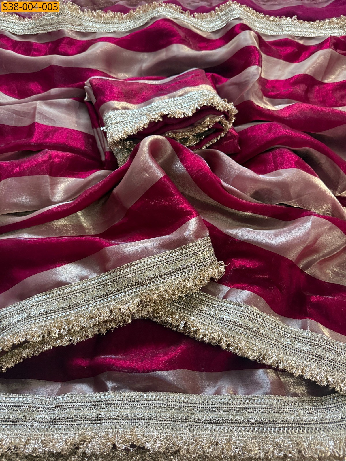 Pink Fancy Fendy Satin Silk Sarees