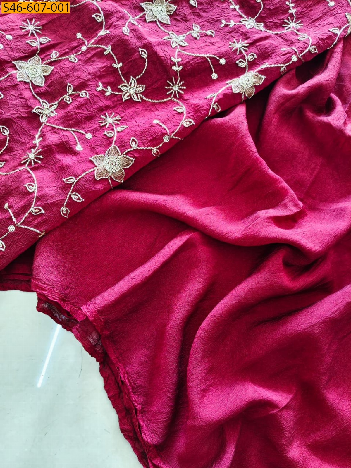 Pink Fancy Rangoli crush saree
