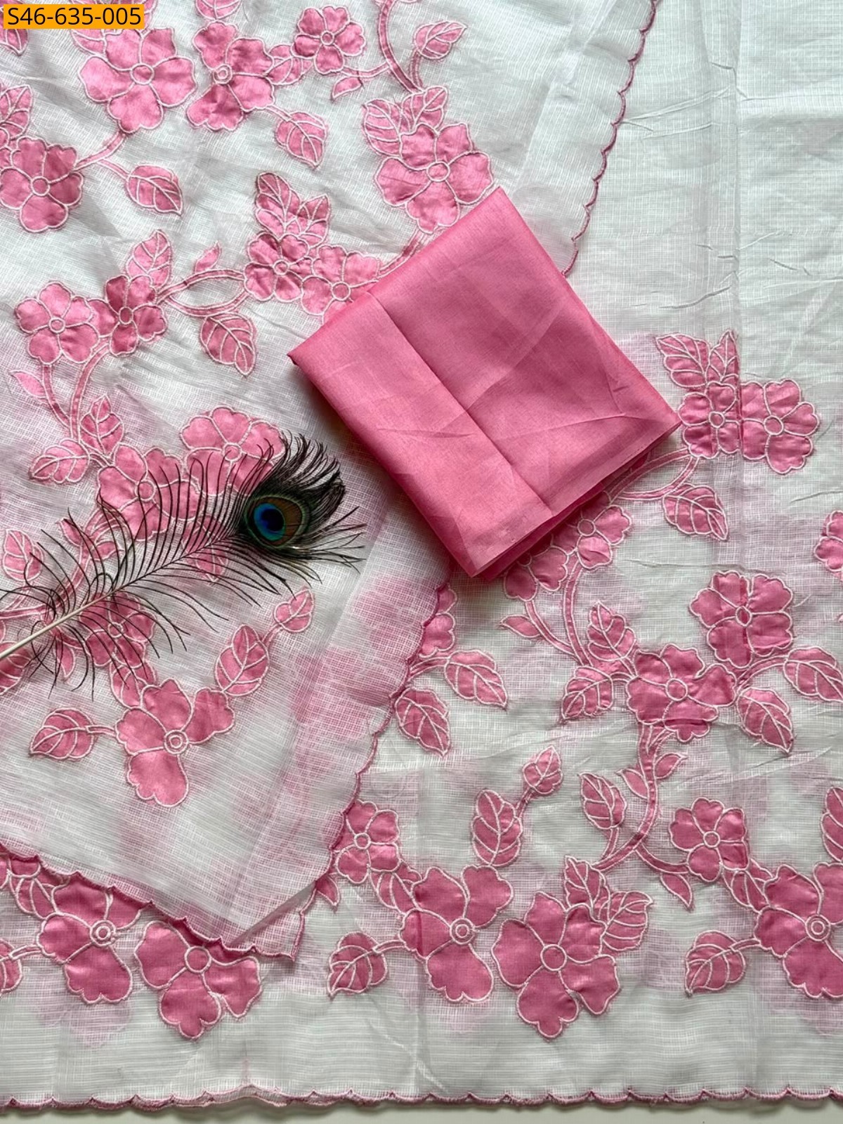 Pink Fancy kota doriya Saree