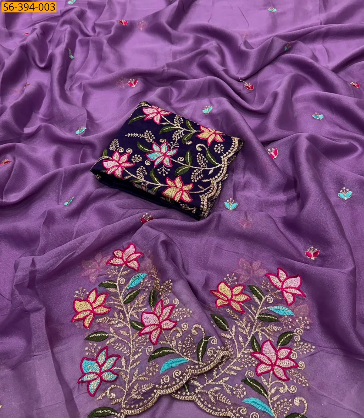 Fancy Star Georgette Saree Fancy Star Georgette Saree