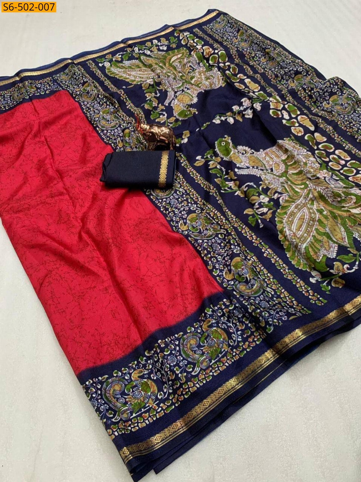 Pink Fancy Dola Silk saree
