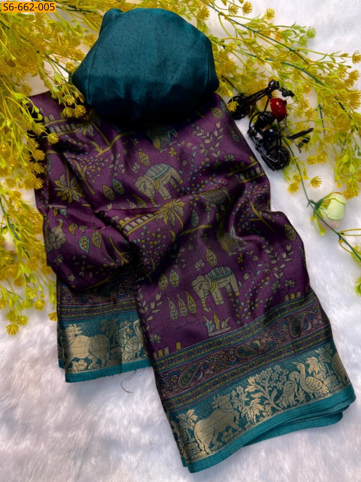 Wine Soft bleck dola silk sarees