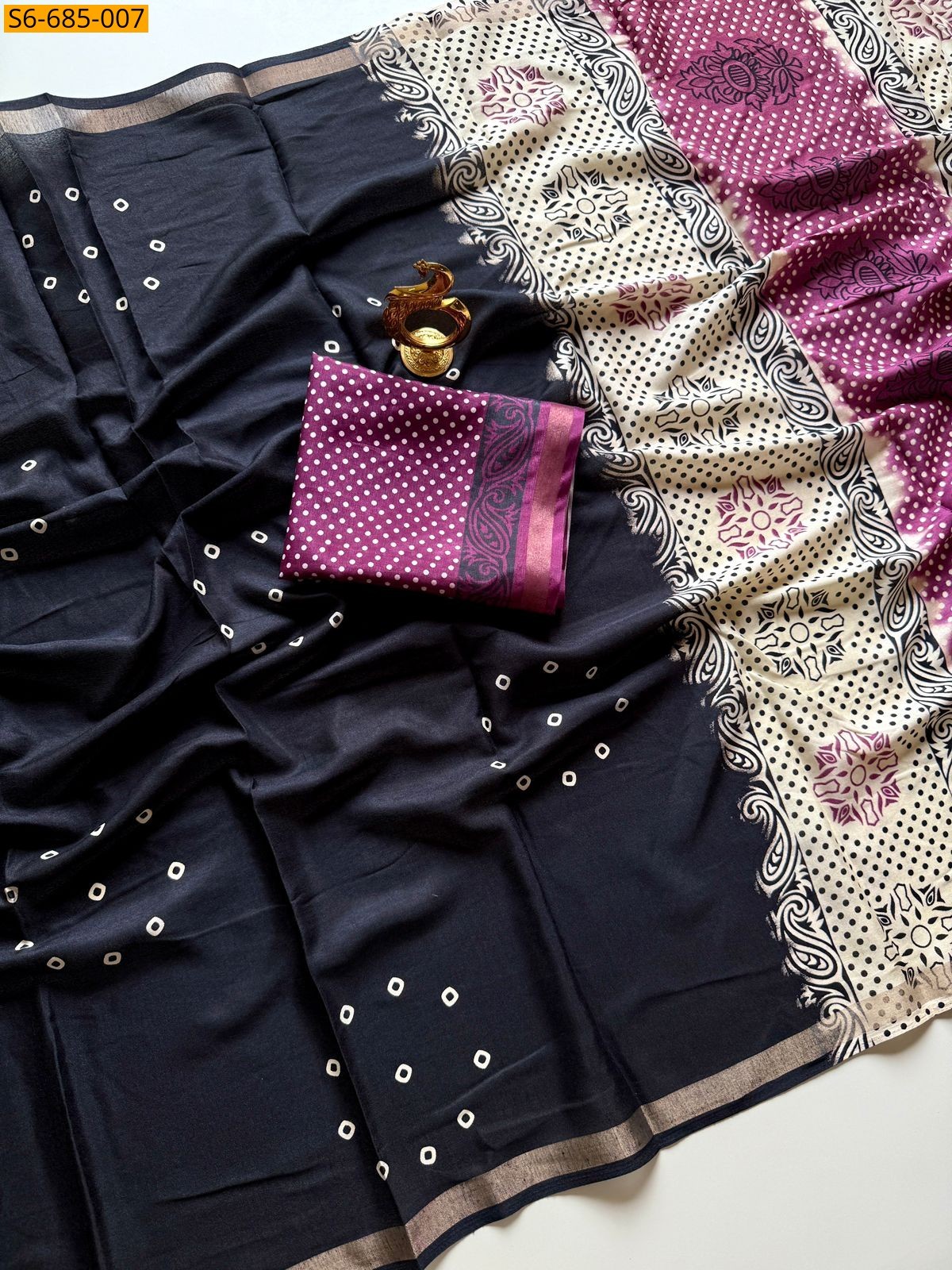 Fancy mulmul cotton sarees