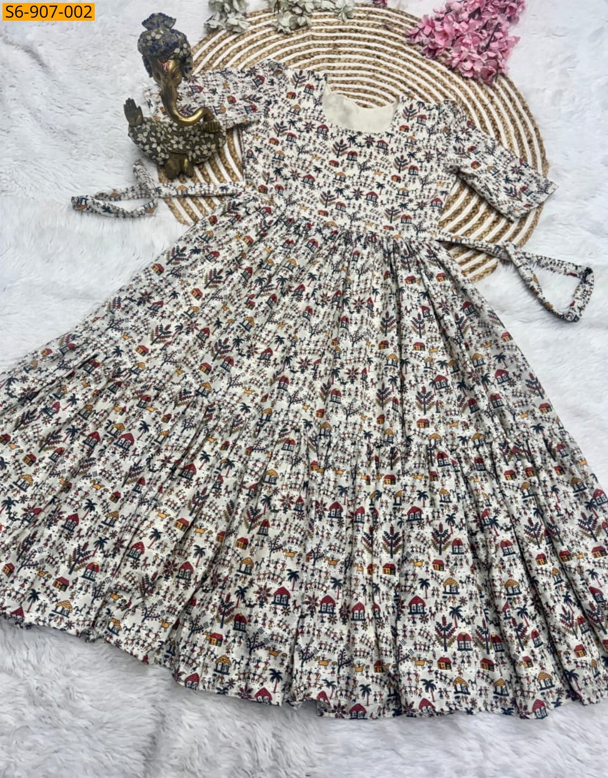 Sandal Fancy Hakuba Maxi Dress