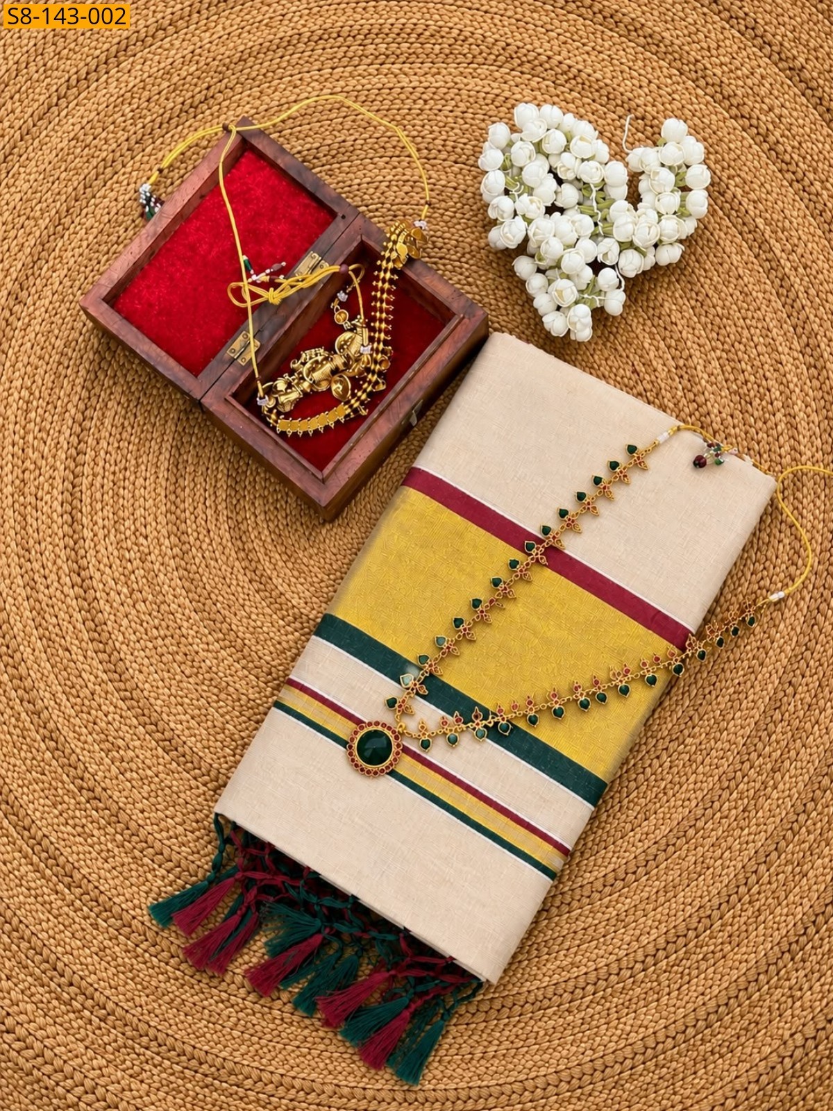 Gold Fancy Golden Tissue saree